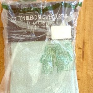 Fabric, decorative, Seafoam green shower curtain